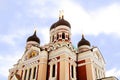 The Alexander Nevsky Cathedral in the Tallinn Old Town, Estonia Royalty Free Stock Photo