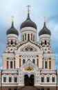 Alexander Nevsky Orthodox Cathedral in the Tallinn Old Town, Est Royalty Free Stock Photo