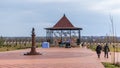 Alexander Nevsky Park in Bender, Transnistria Royalty Free Stock Photo