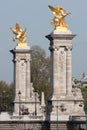 Alexander`s third bridge in Paris