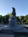 Alexander Suvorov monument in the city center of Izmail,Ukraine