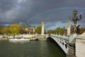 Alexander the Third bridge, Paris Royalty Free Stock Photo