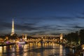 The Alexander the third bridge on the Seine in Paris France