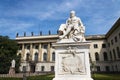 Alexander von Humboldt statue outside Humboldt University Berlin, Germany Royalty Free Stock Photo