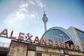 Alexanderplatz subway station in Berlin
