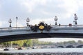 Alexandr 3 bridge (Pont Alexandre-III). Paris, France Royalty Free Stock Photo