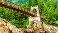 The Alexandra Bridge on the Trans Canada Highway as it crosses the Fraser River between Spuzzum and Hell`s