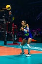 Alexandre Costa Nunes Nyeme Victoria, Brazilian player in action at Women volleyball championship 2022 at Ahoy arena Rotterdam