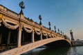 Alexandre III Bridge in Paris Royalty Free Stock Photo