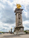 Alexandre III Bridge, Paris, France Royalty Free Stock Photo