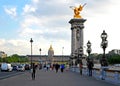 The Alexandre III bridge Royalty Free Stock Photo