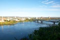 Alexandria Bridge and Gatineau shoreline Royalty Free Stock Photo