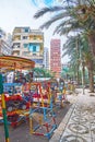 Residential neighborhood of Alexandria, Egypt Royalty Free Stock Photo