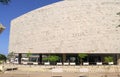 Alexandria - Egypt - October 08, 2020: Egypt's Alexandria Library exterior. Entrance of The Great Library of Alexandria Royalty Free Stock Photo