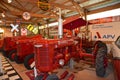 Row old old Farmall tractors: B, D-4, and D-6