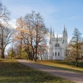 Alexandria Park St. Petersburg, Church of St. Alexander Nevsky, Russia, Peterhof October 24, 2022