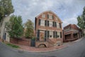 Alexandria virginia old wood houses Royalty Free Stock Photo