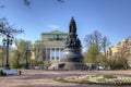 Alexandrinsky Theatre and Catherine II monument