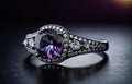 alexandrite stone purple gemstone crystal