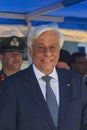 ALEXANDROUPOLI, GREECE-MAY 14, 2018:Greek President Prokopis Pavlopoulos. Selebration Of Alexandroupoli Independence Day Parade.