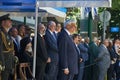 ALEXANDROUPOLI, GREECE-MAY 14, 2018:Greek President Prokopis Pavlopoulos. Selebration Of Alexandroupoli Independence Day Parade.