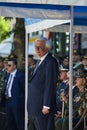 ALEXANDROUPOLI, GREECE-MAY 14, 2018:Greek President Prokopis Pavlopoulos. Selebration Of Alexandroupoli Independence Day Parade.