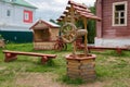 Decorative well in the Alexandrovskaya Sloboda