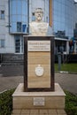 Alexandru Ioan Cuza statue in Ploiesti Royalty Free Stock Photo