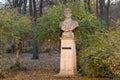 Alexandru Sahia bust statue