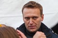 Alexey Navalny. Miting in Lublino district. Moscow, Russia