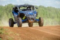 Alexey Stalnov 708, All-Terrain Vehicle Autocross Competition SSV Royalty Free Stock Photo