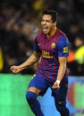 Alexis Sanchez of FC Barcelona Royalty Free Stock Photo