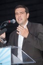 Alexis Tsipras is a Greek left-wing politician, head of the SYRIZA parliamentary group