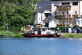 Alf, Germany - 09 02 2021: ferry boat in Bullay