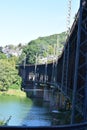 DoppelstockbrÃÂ¼cke across the Mosel between Alf and Bullay