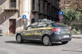 Alfa Romeo Guilietta police car of the Guardia di Finanza department in nice sunny day Royalty Free Stock Photo