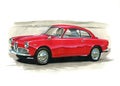 Alfa Romeo Guilietta Sprint 1966 Royalty Free Stock Photo