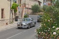 Alfa Romeo 1900 Super Sprint Pinin Farina (1955) in Mille Miglia 2014 Royalty Free Stock Photo