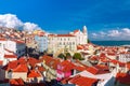 Alfama on a sunny afternoon, Lisbon, Portugal Royalty Free Stock Photo