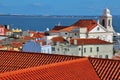 Alfama top view Royalty Free Stock Photo