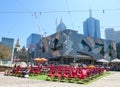 The Alfred Deakin Building houses offices for SBS Radio and Television at the Federation Square in Melbourne