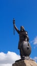 Statue of King Alfred in Winchester, Southern England Royalty Free Stock Photo