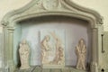 ALFRISTON, SUSSEX/UK - JULY 23 : Statues inside St Andrew`s Chur Royalty Free Stock Photo