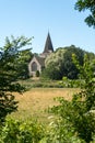 ALFRISTON, SUSSEX/UK - JULY 23 : View of St Andrew`s Church in A Royalty Free Stock Photo