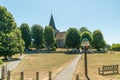 ALFRISTON, SUSSEX/UK - JULY 23 : View of St Andrew`s Church in A Royalty Free Stock Photo