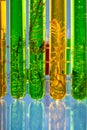 Algae fuel biofuel industry lab researching for alternative to fossil algae fuel or algal biofuel. ZERO CARBON Emission concept