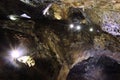 Algar Do Carvao the magma chamber of the volcano Guilherme Moniz, Terceira Island, Azores Royalty Free Stock Photo