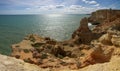 Algar Seco at Carvoeiro, Algarve Royalty Free Stock Photo