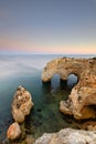 Algarve amazing beach seascape Royalty Free Stock Photo