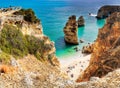 Algarve Coast and Beach, Portugal Royalty Free Stock Photo